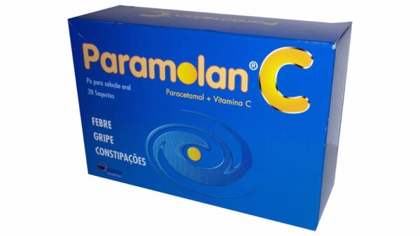 Paramolan C, 500/250 mg x 20 pó sol oral saq