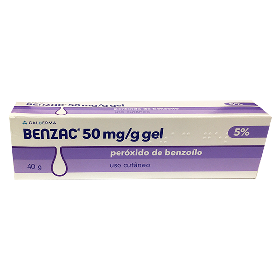 Benzac 5, 50 mg/g-40 g x 1 gel bisnaga