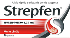 Strepfen Mel e limão, 8,75 mg x 16 pst