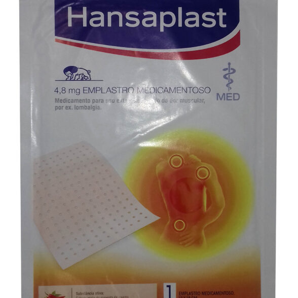Hansaplast Emplastro Térmico, 4,8 mg/unidade x 1 emplastro