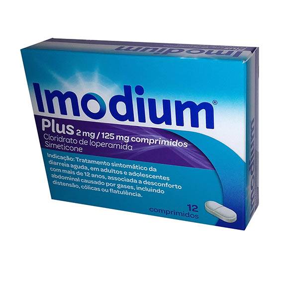 Imodium Plus, 2/125 mg x 12 comp