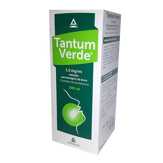 Tantum Verde, 1,5 mg/mL-240mL x 1 sol bucal frasco