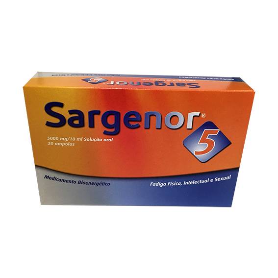 Sargenor 5, 5000 mg/10 mL x 20 amp beb