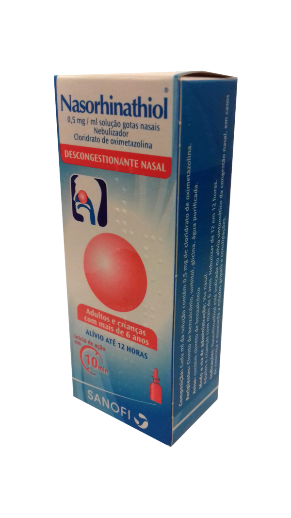 Nasorhinathiol, 0,5 mg/mL-15 mL x 1 sol pulv nasal