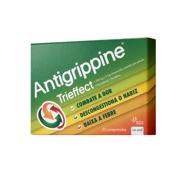 Antigrippine trieffect, 500/5 mg x 20 comp rev