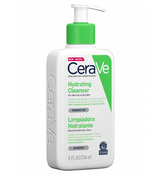Cerave Cleanser Hydrating Limpeza Facial 236ml