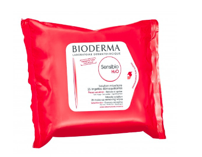 Sensibio Bioderma H2O Toalhetes Desmaquilhantes x25