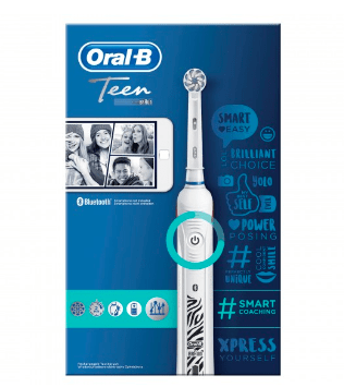 Escova de Dentes Elétrica Branca Oral-B Teen