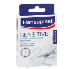 Hansaplast Banda Sensitive 1 m x 6 cm