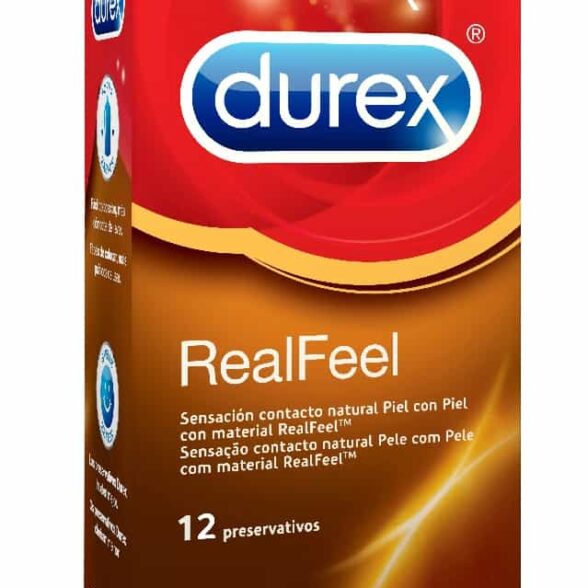 Durex Real Feel Preservativos x12
