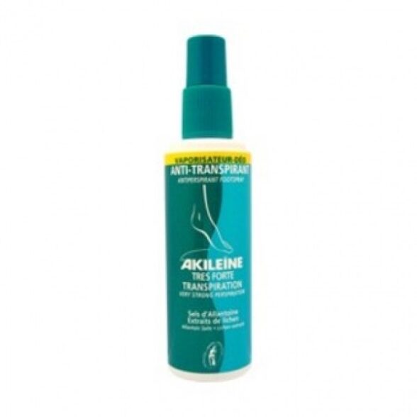 Vaporizador Antitranspirante Bi Ativo Akileine 100ml