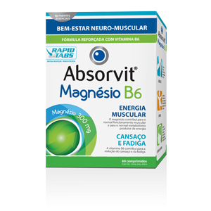 Absorvit Magnésio +B6 Comprimidos x60