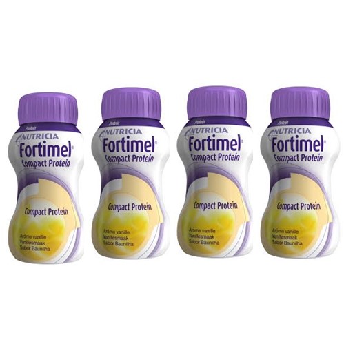 Fortimel Compact Protein Baunilha 125ml X4