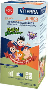 Viterra Junior Comprimidos Mastigáveis Laranja x30