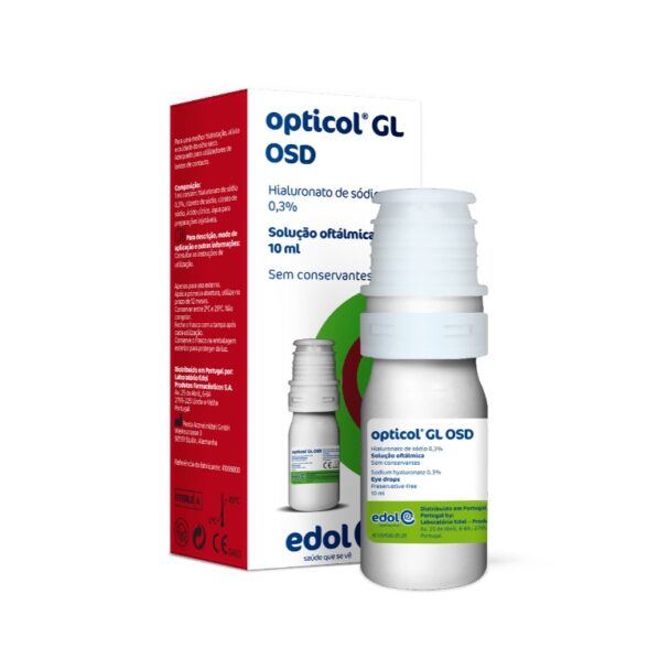 Opticol GL OSD Solução Oftálmica 0,3% 10ml