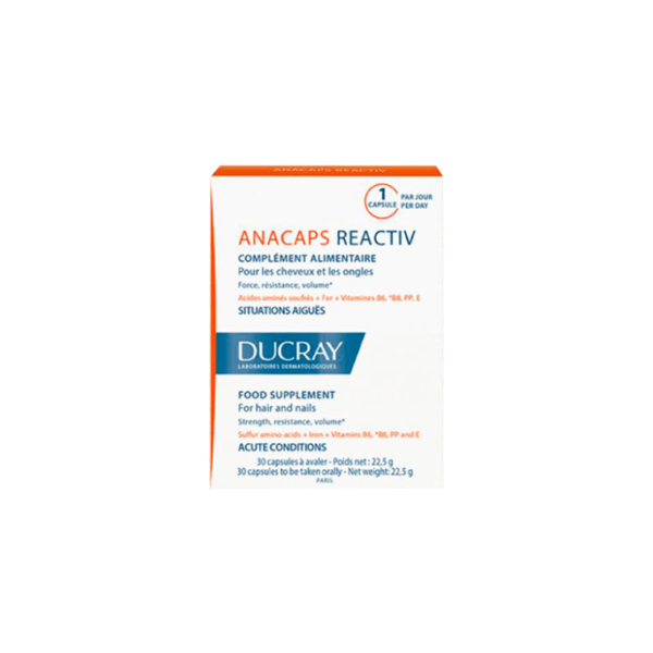 Ducray Anacaps Reactiv Cápsulas x30