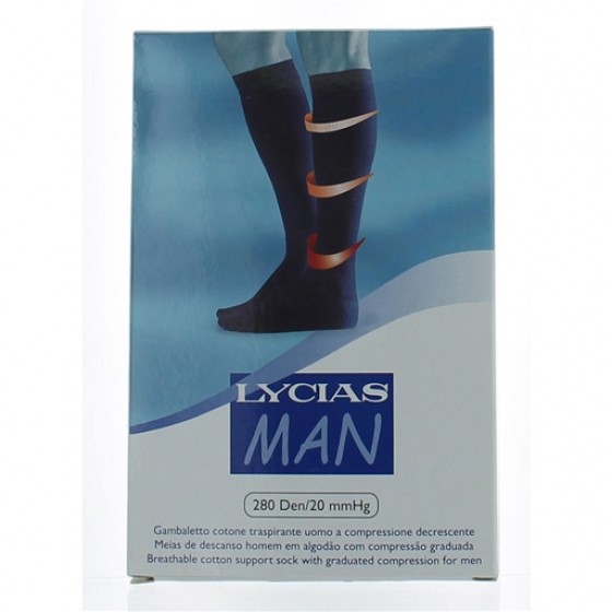 Lycias 1002700200 Meia Hom T3 Azul
