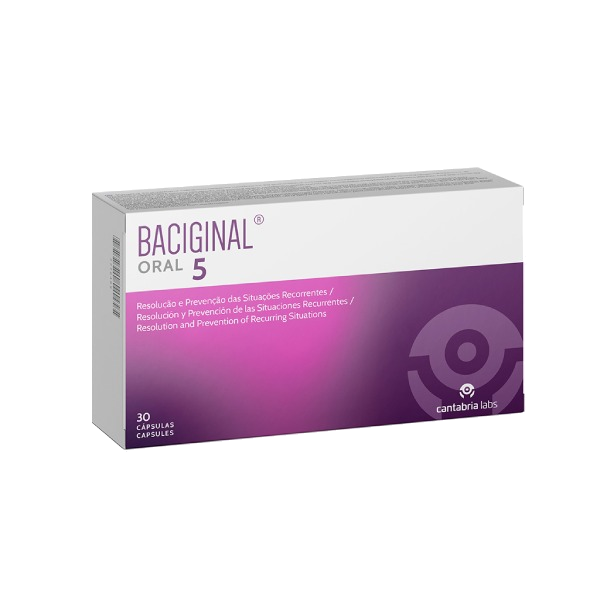 Baciginal® Oral 5 Cápsulas x30