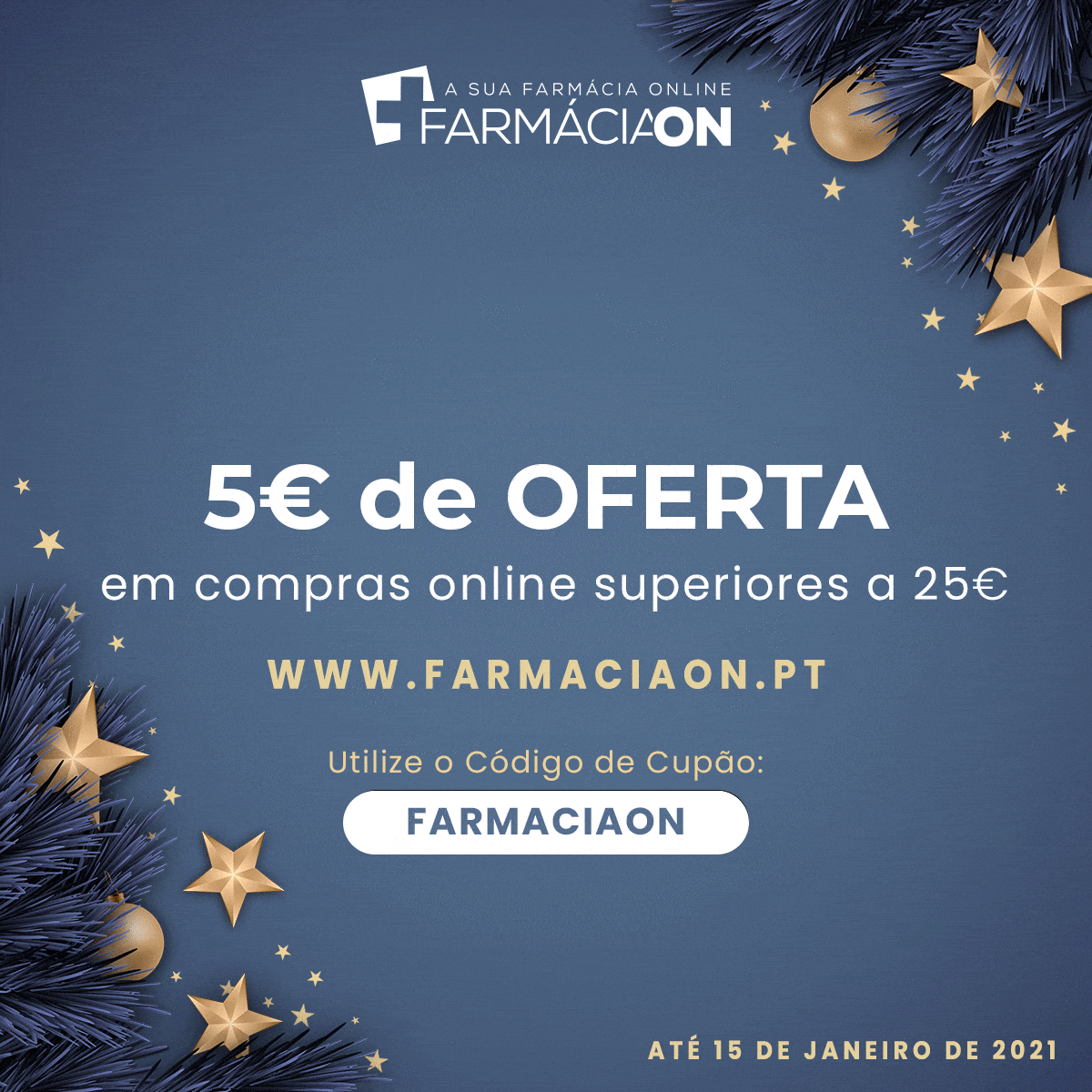 vale 5 euros em 25 euros de compras