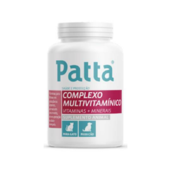 Patta Complexo Multivitaminico Comprimidos Cao/Gatox60