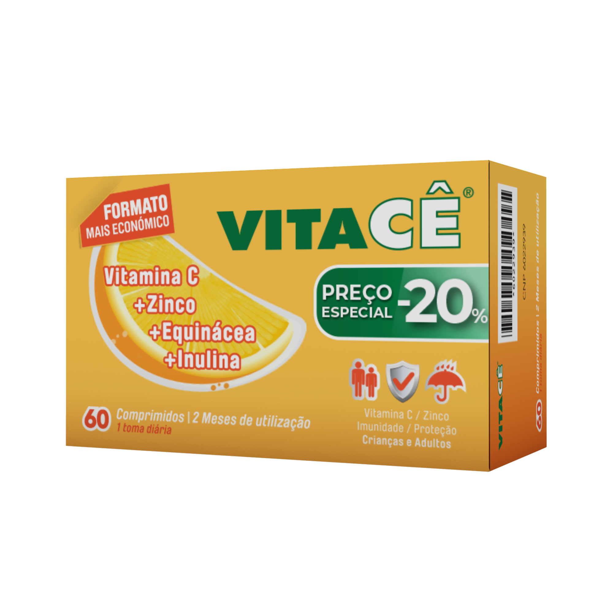VitaCê Comprimidos Preço Especial -20% - 60 Unidade