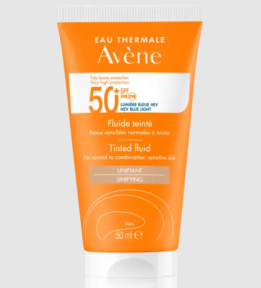 Avène Fluido com Cor SPF50+ – 50 ml