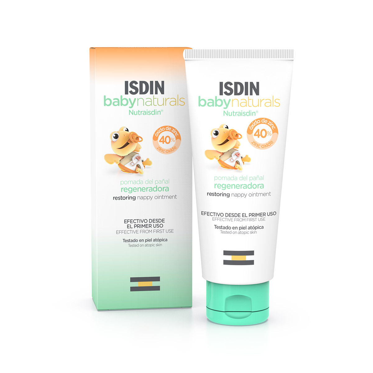 ISDIN Baby Naturals Pomada Reparadora Muda da Fralda ZnO 40% - 40 ml