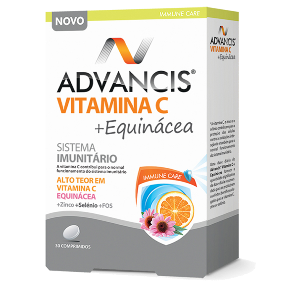 Advancis Vitamina C + Equinácea – 30 comprimidos