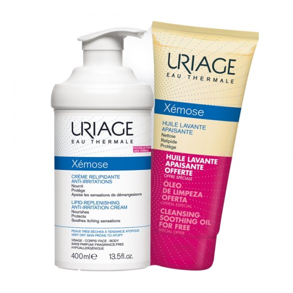 Uriage Xémose Creme Emoliente – 400ml + Oferta Óleo – 200ml