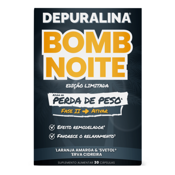 Depuralina Bomb Noite – 30 Cápsulas